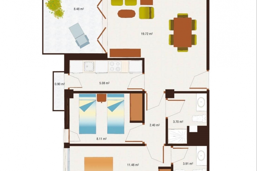 Nieuw - Appartement - Archena - Rio Segura