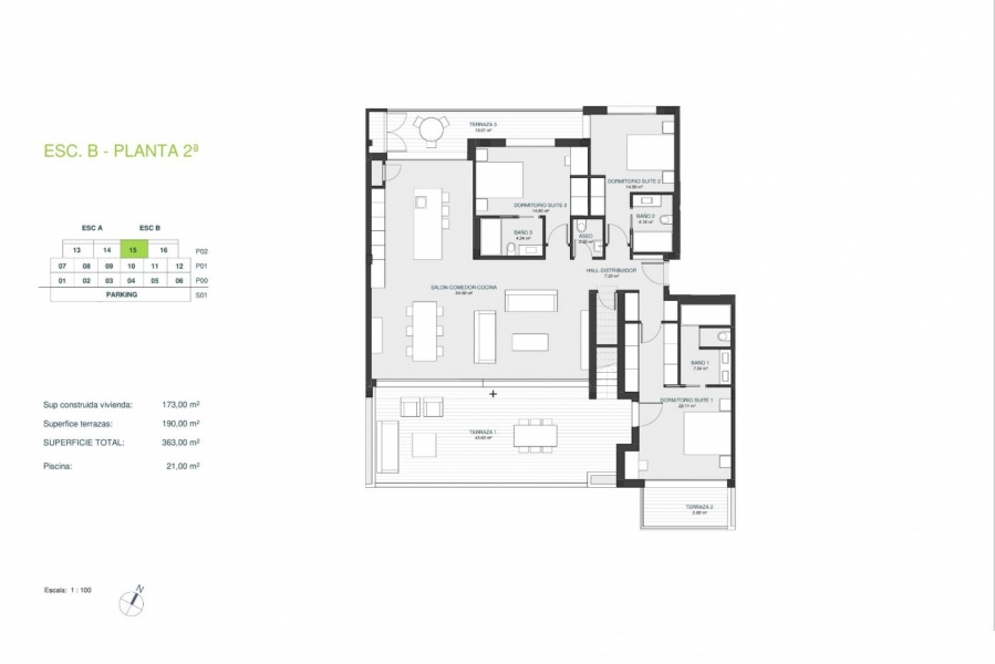 New - Penthouse - Orihuela - Las Colinas Golf Resort