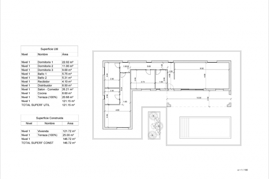 New - Detached Villa - Pinoso - Lel