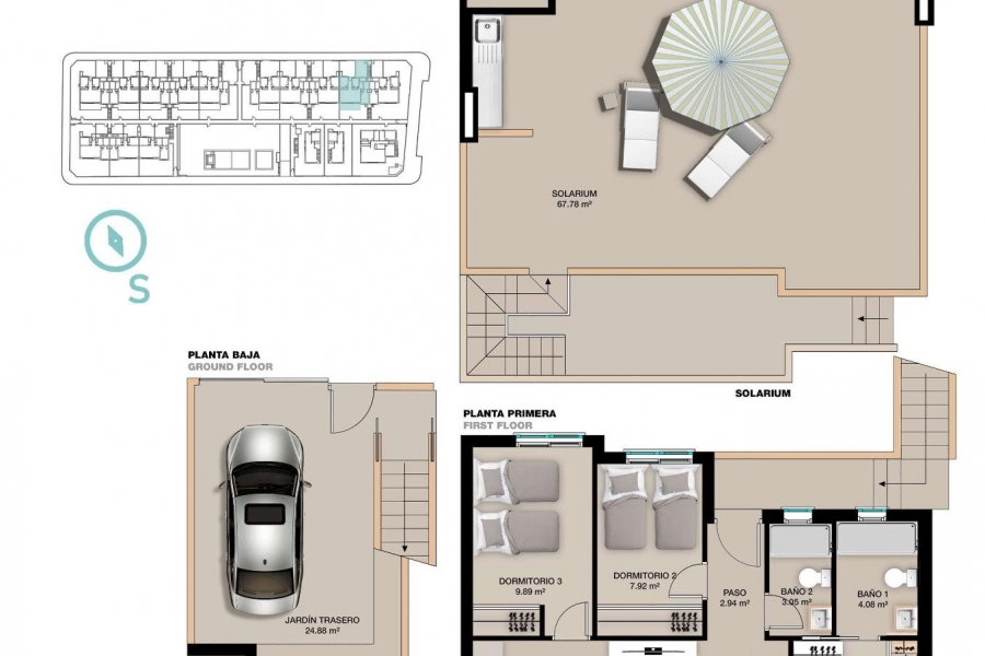 Nueva - Bungalow - Pilar de La Horadada - Torre de La Horadada - Pueblo