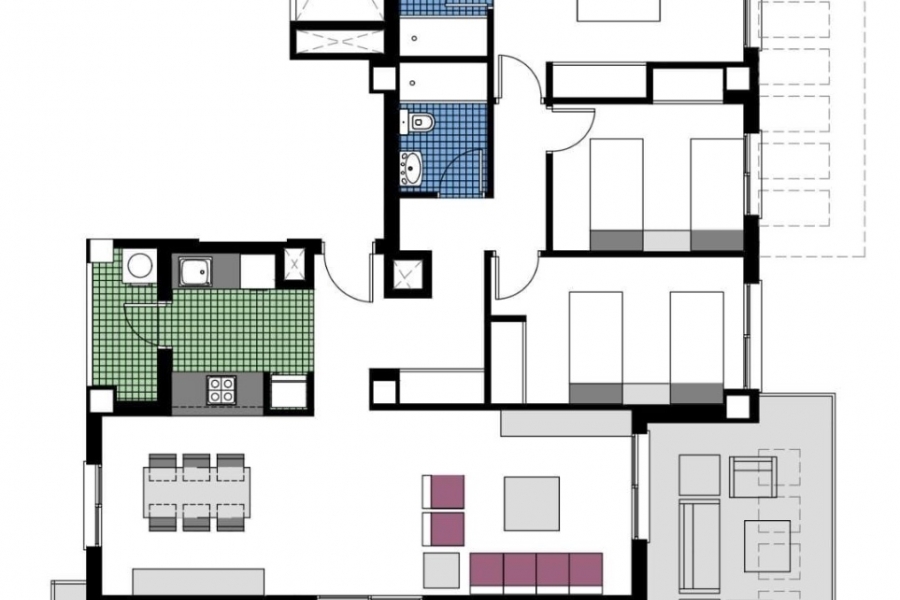 Re-Sale - Apartment - Pilar de La Horadada - Mil Palmeras
