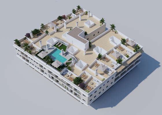 Appartement - Nieuw - Algorfa - Algorfa - Dorp