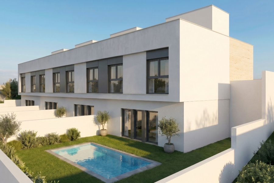New - Semi Detached Villa - Mazarrón - Playa Negra