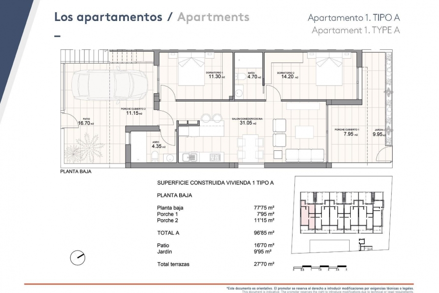 New - Bungalow - Pilar de La Horadada - Zona Pueblo