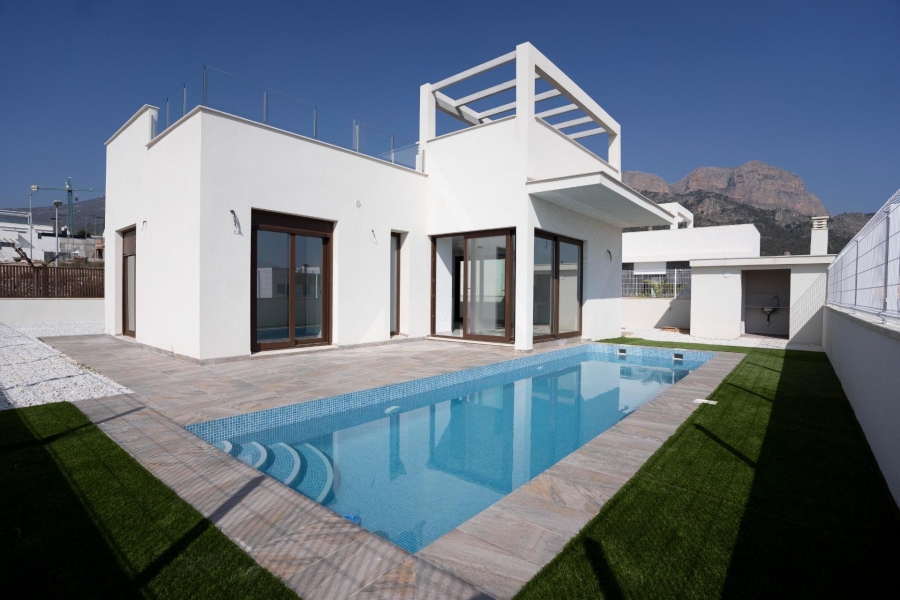 New - Detached Villa - Polop - Alberca