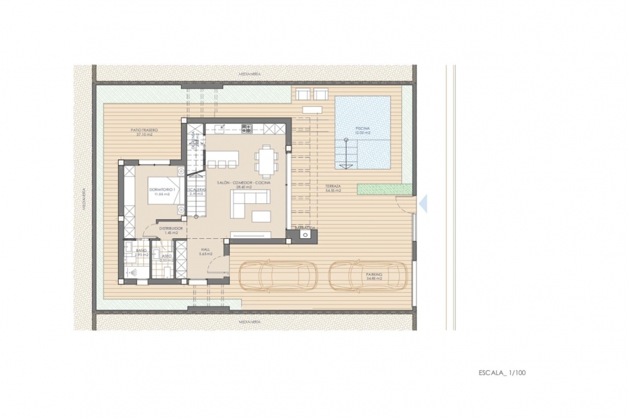 New - Detached Villa - San Juan de los Terreros - Las Mimosas