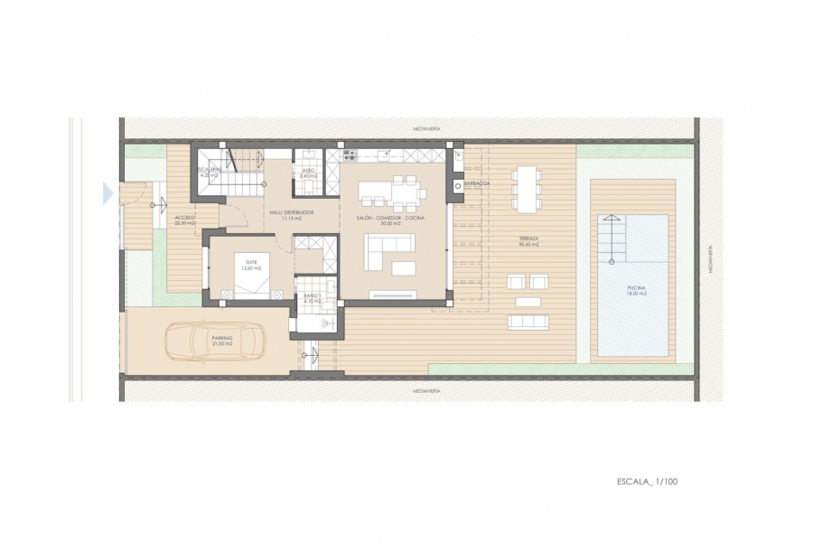 New - Detached Villa - San Juan de los Terreros - Las Mimosas