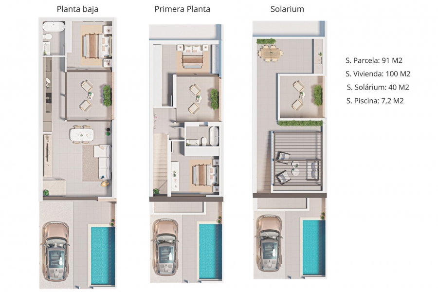 New - Townhouse - San Pedro del Pinatar - San Pedro del Pinatar - Town