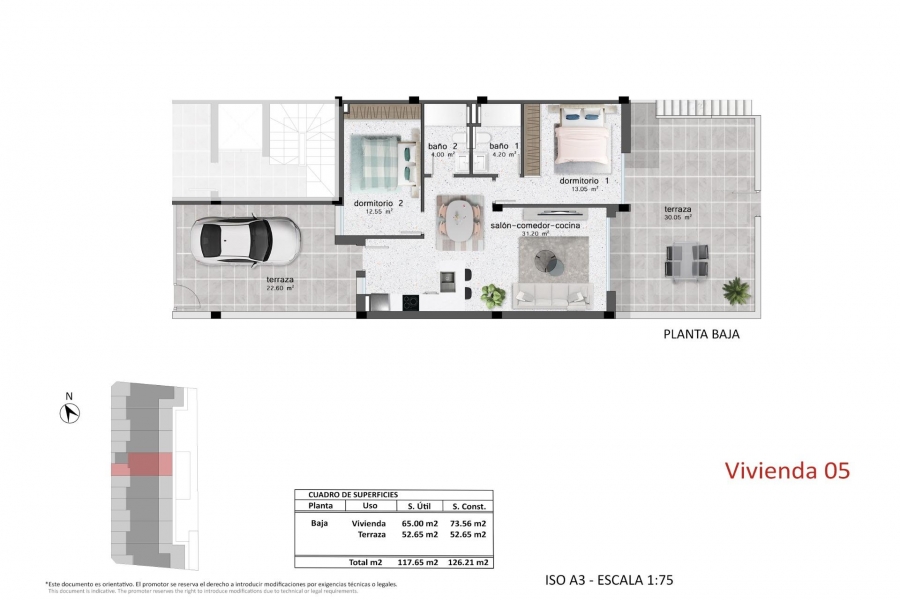 Nouveau - Bungalow - Pilar de La Horadada - Polígono Industrial Zona Raimundo Bened